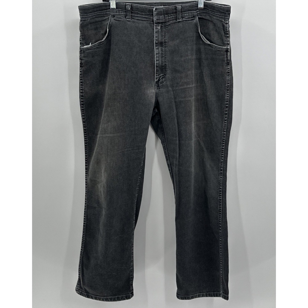 VTG Wrangler Jeans Men 38x28 Straight Cowboy USA Western Black 936WBK Boot Cut